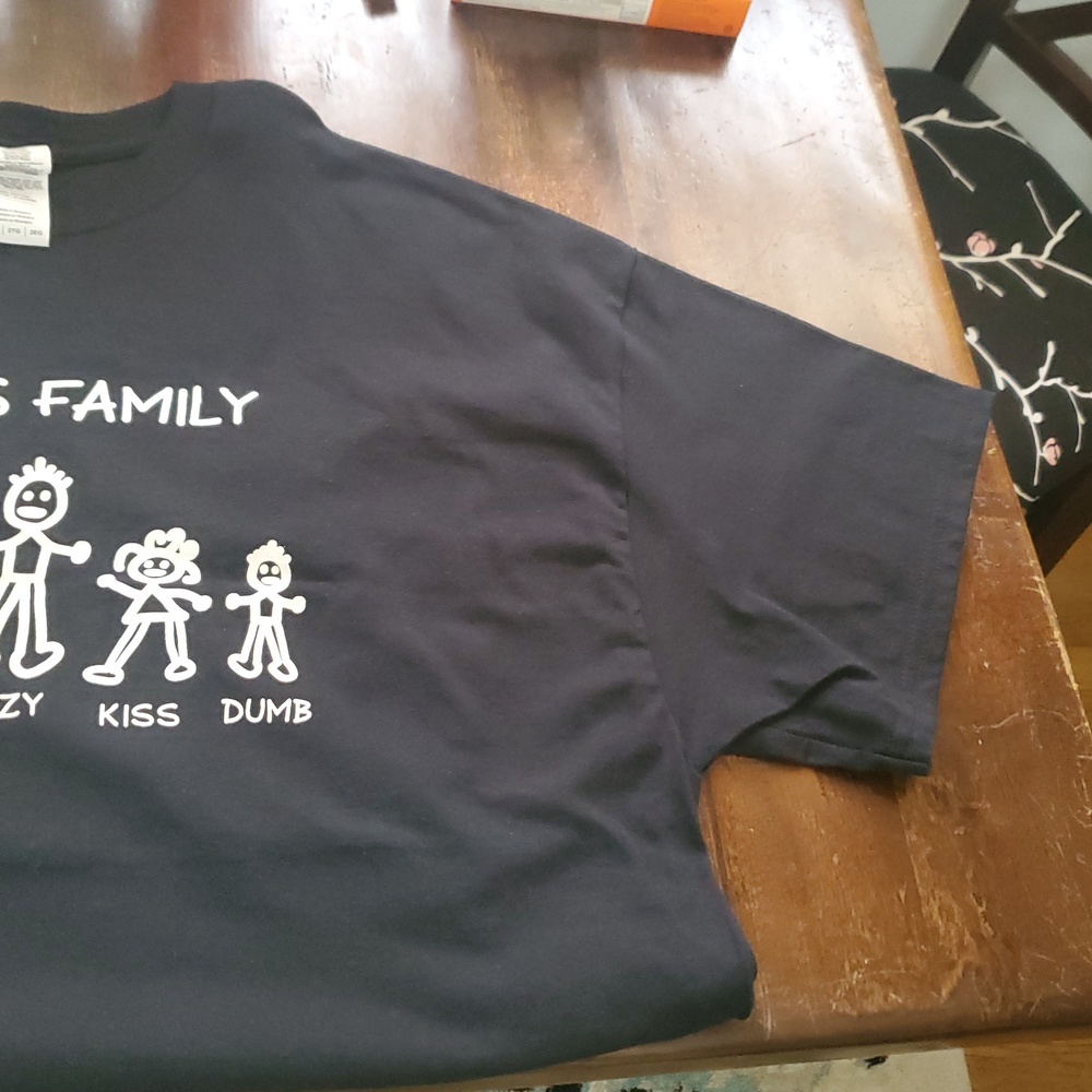 NWOT - Size 2X - Black W/white Graphic T-Shirt. - Picture 4 of 5